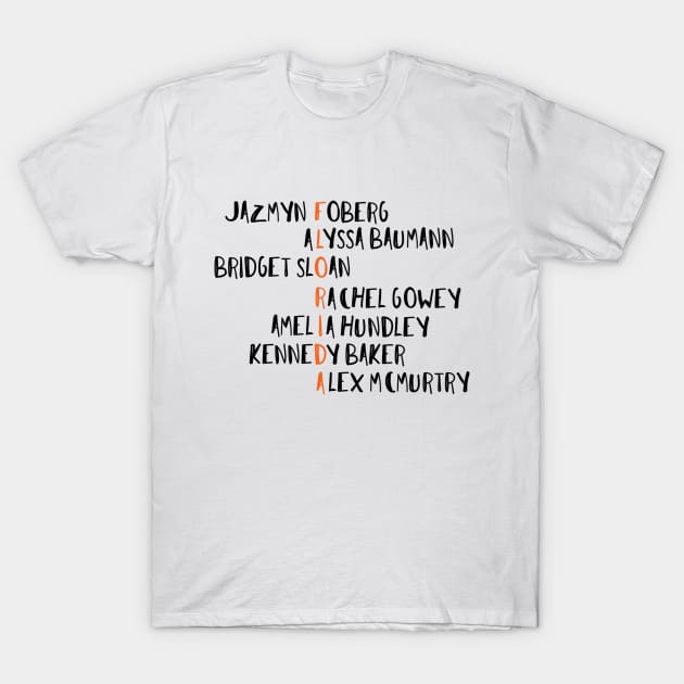 Florida Gymnastics Acrostic T-Shirt by gainerlayouts